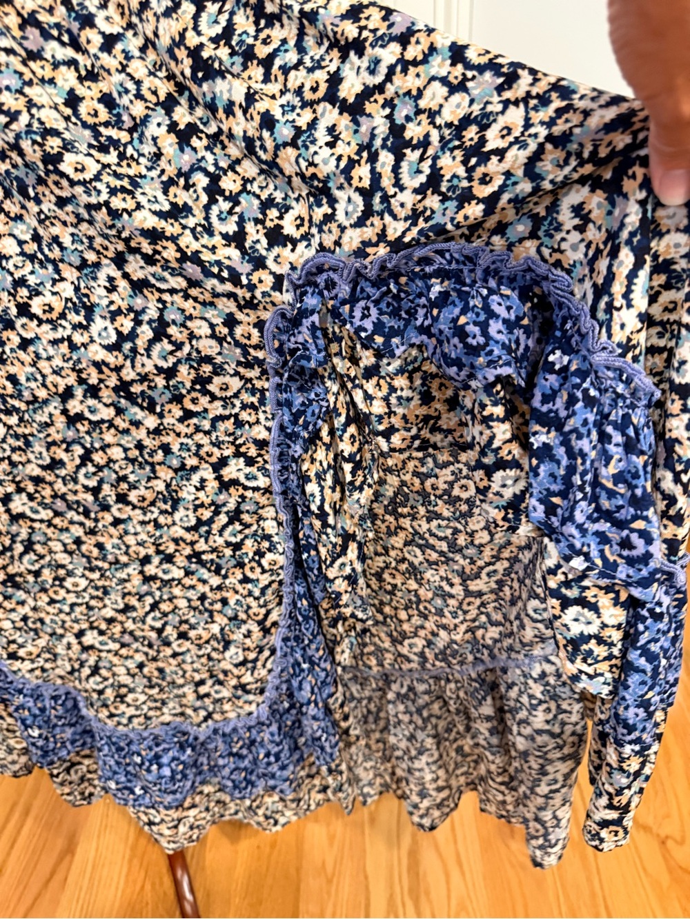 Free People Blue Floral Maxi Dress - Picture 8 of 15